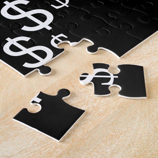 Dusche der Dollar-Zeichen ($) Puzzle (Seite)