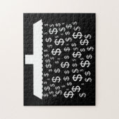 Dusche der Dollar-Zeichen ($) Puzzle (Vertikal)