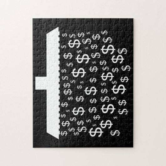 Dusche der Dollar-Zeichen ($) Puzzle (Vertikal)