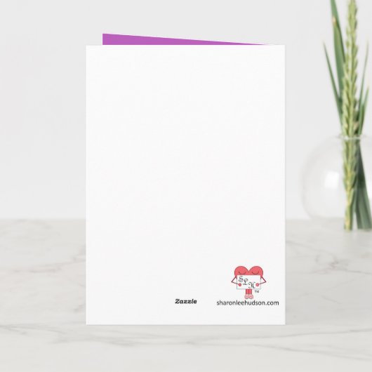 Dusche der Obdachlosen mit Liebe: Leere Karte (Rückseite)