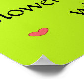 Dusche der Obdachlosen mit Liebe Poster (Ecke)