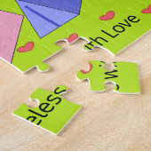 Dusche der Obdachlosen mit Liebe Puzzle (Seite)