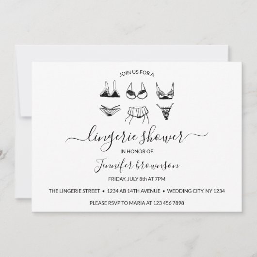 Dusche Einladung (Vorderseite)