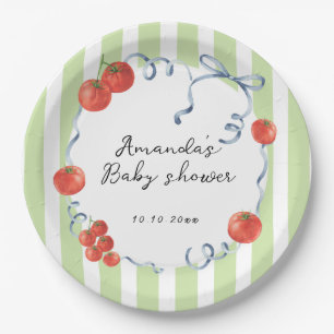Dusche für Babybetten Pappteller