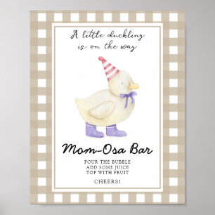 Dusche für Babys - Momosa Bar Poster