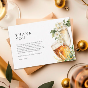 Dusche für Blasen und Brause Dankeskarte