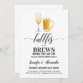 Dusche für Blasen und Brause Einladung (Vorne/Hinten)