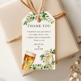 Dusche für Blasen und Brause Geschenkanhänger