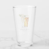 Dusche für Blasen und Brause Glas (Rückseite)