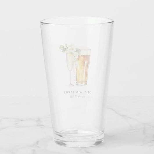 Dusche für Blasen und Brause Glas (Rückseite)