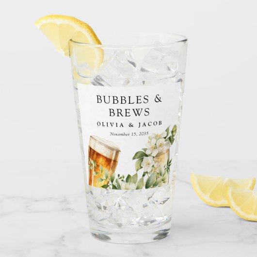 Dusche für Blasen und Brause Glas (Vorderseite Ice)