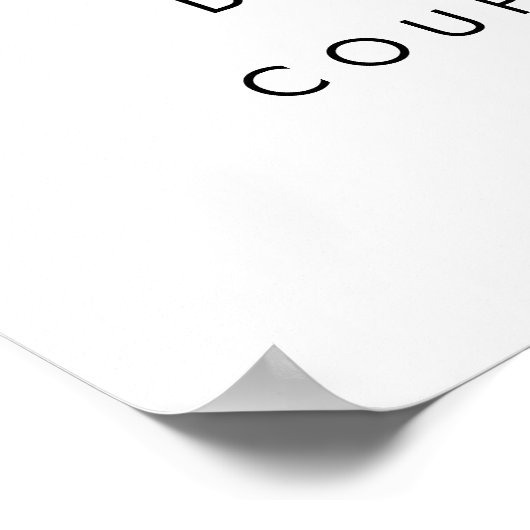 Dusche für Blasen und Brause Poster (Ecke)