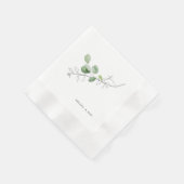 Dusche für Botanische Paare Serviette (Ecke)