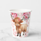 Dusche für das Baby Pappbecher (Vorderseite)