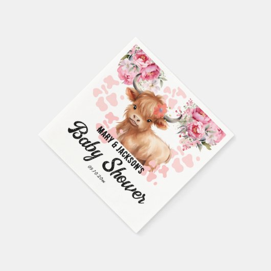 Dusche für das Baby Serviette (Ecke)