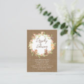 Dusche für die integrierte Waldanzeige Begleitkarte (Stehend Vorderseite)