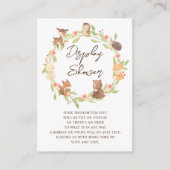 Dusche für die integrierte Waldanzeige Begleitkarte (Vorderseite)