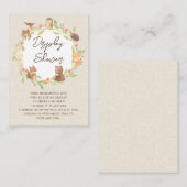 Dusche für die integrierte Waldanzeige Begleitkarte (Vorne/Hinten)