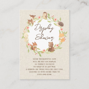 Dusche für die integrierte Waldanzeige Begleitkarte