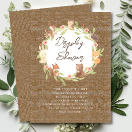 Dusche für die integrierte Waldanzeige Begleitkarte