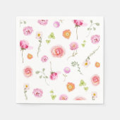 Dusche für Flora und Fauna Serviette (Vorderseite)