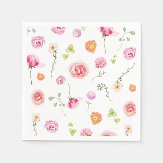 Dusche für Flora und Fauna Serviette (Vorderseite)