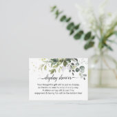 Dusche für Grünflächen Begleitkarte (Stehend Vorderseite)