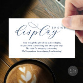 Dusche für Hochzeitsvorführungen, moderne, minimal Begleitkarte