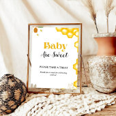 Dusche für Hummeln Babydusche Gefälligkeitszeichen Poster