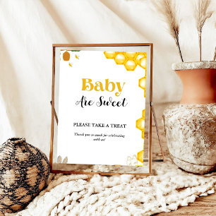 Dusche für Hummeln Babydusche Gefälligkeitszeichen Poster