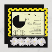 Dusche für Hummeln Einladung (Vorne/Hinten)