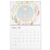 Dusche für pastellfarbene Babys | Kinderzimmer Kalender (Feb 2027)