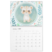 Dusche für pastellfarbene Babys | Kinderzimmer Kalender (Jan 2027)