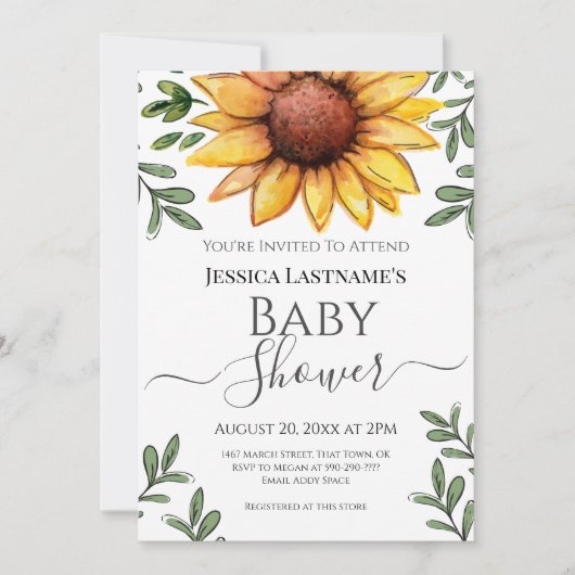 Dusche für Sonnenblumen (Vorderseite)