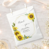 Dusche für Sonnenblumen Geschenktütchen (Ausgeschnitten)