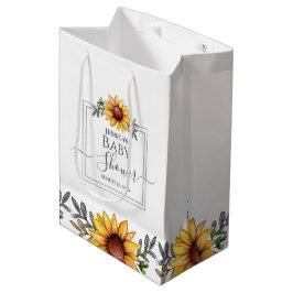 Dusche für Sonnenblumen Mittlere Geschenktüte