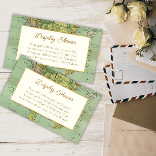 Dusche für Vintage World Travel Baby Begleitkarte