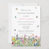 Dusche für Wasserfarben Einladung (Vorderseite)