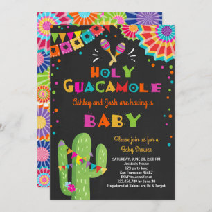 Dusche "Holy Guacamole Fiesta Baby" lädt mexikanis Einladung