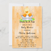 Dusche in einer Tube Kinderdusche Einladung (Vorderseite)