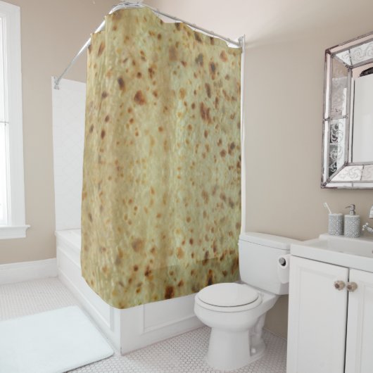 Dusche in Lefse Duschvorhang (Beispiel)