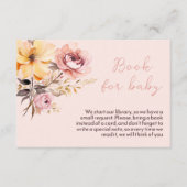 Dusche in Rosa, Dusche in Aquarell Begleitkarte (Vorderseite)