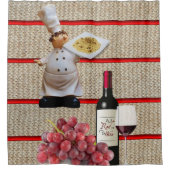 Dusche Koch Wine tasting in der Fattoria Moncucche Duschvorhang (Vorderseite)