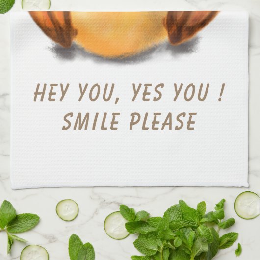 Dusche Küchentücher - Custom Text (Gefaltet)