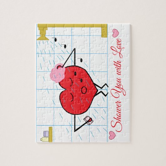 Dusche Liebe: Puzzle (Vertikal)