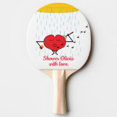 Dusche Liebe: Tischtennis Schläger (Rückseite)