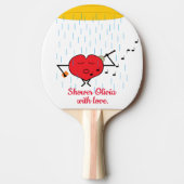 Dusche Liebe: Tischtennis Schläger (Vorderseite)