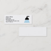 Dusche Mini Visitenkarte (Vorne/Hinten)