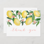 Dusche mit Aquarelllampen Postkarte (Vorne/Hinten)