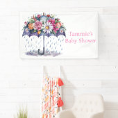 Dusche mit Blume Babydusche Banner (Insitu)